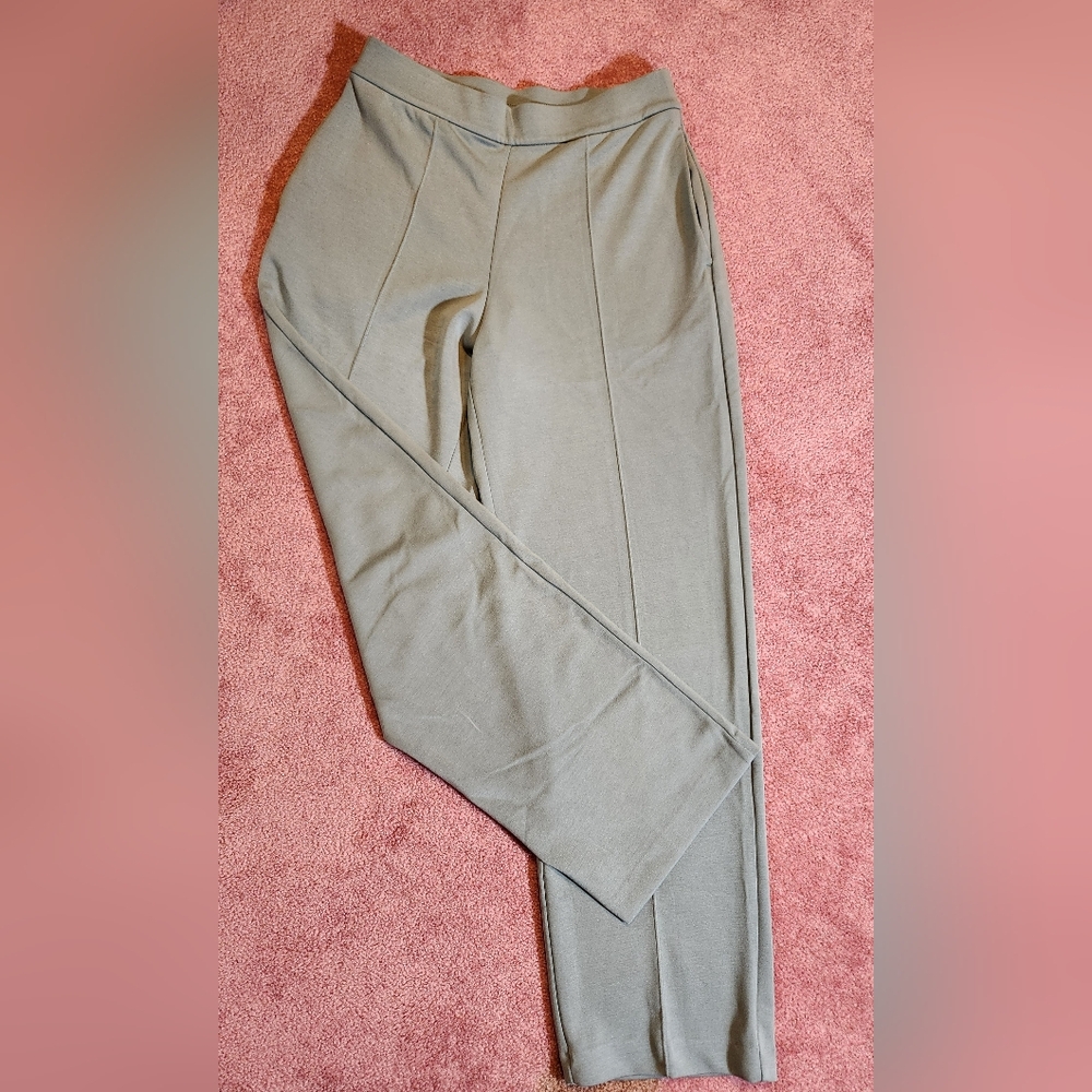 Uniqlo Grayish green High-Waisted Pant size S